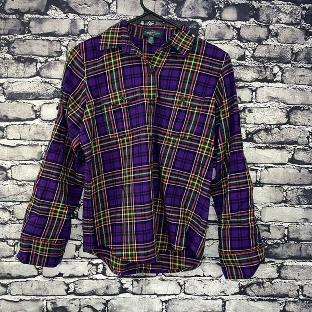 BOGO Lauren Ralph Lauren button down flannel shirt